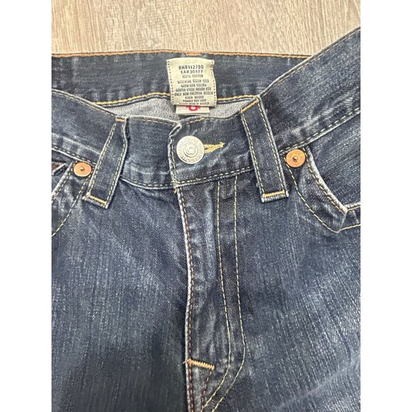 True Religion Jeans Men's Size 32 Straight Leg Mid Rise Causal Denim Blue - Picture 6 of 11